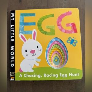 Chasing Racing Egg Hunt Board Book